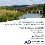 Biyomekanikten Kliniğe İleri Tel Büküm Teknikleri - Afiş